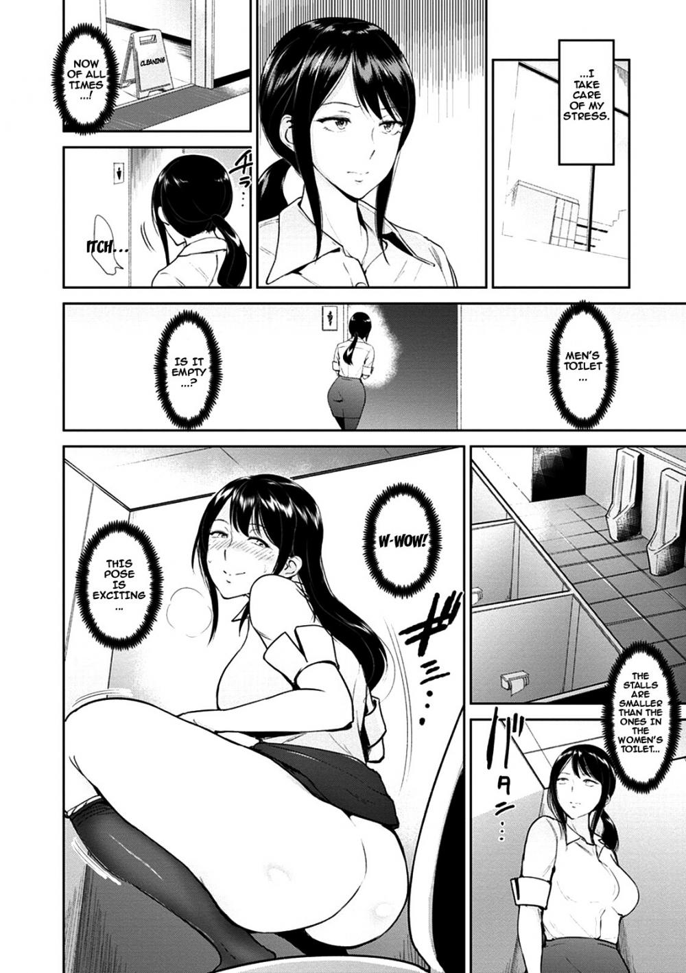 Hentai Manga Comic-Mrs. Okumiya is in the restroom - Kimi o Sasou Uzuki Ana-Read-10